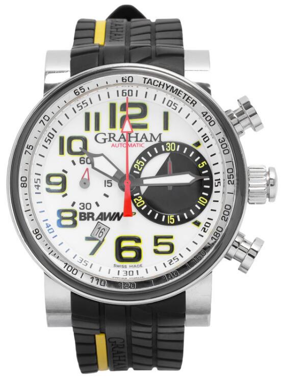 Review Replica Watch Graham Silverstone G-BGP-001 White 2BRSH.W01A.K07S